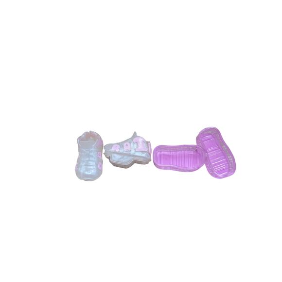 Rainbow High Doll Amaya Slime Edition Purple Clear Glitter Shoes Detachable Sole - Picture 5 of 6